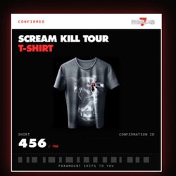 Official Scream 7 Kill Tour Shirt LIMITED EDITION