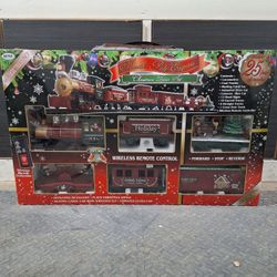 North Pole Express 46 Piece Christmas Train Set