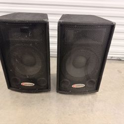 Harbinger HA120 PA Speakers Pair – Working