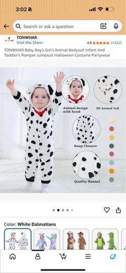 Dalmatian Puppy Costume - Toddler