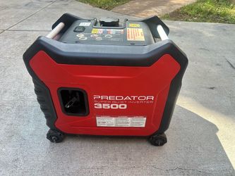 Predator 3500 Quiet  Power Generator Electric and Pull Star , works great