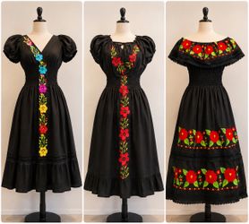 MEXICAN DRESS ONE SIZE