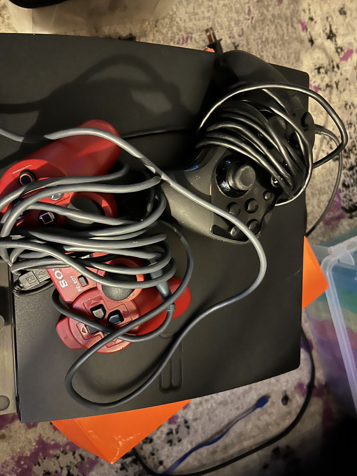 PS3 Console, 2 Controllers & 16 Games