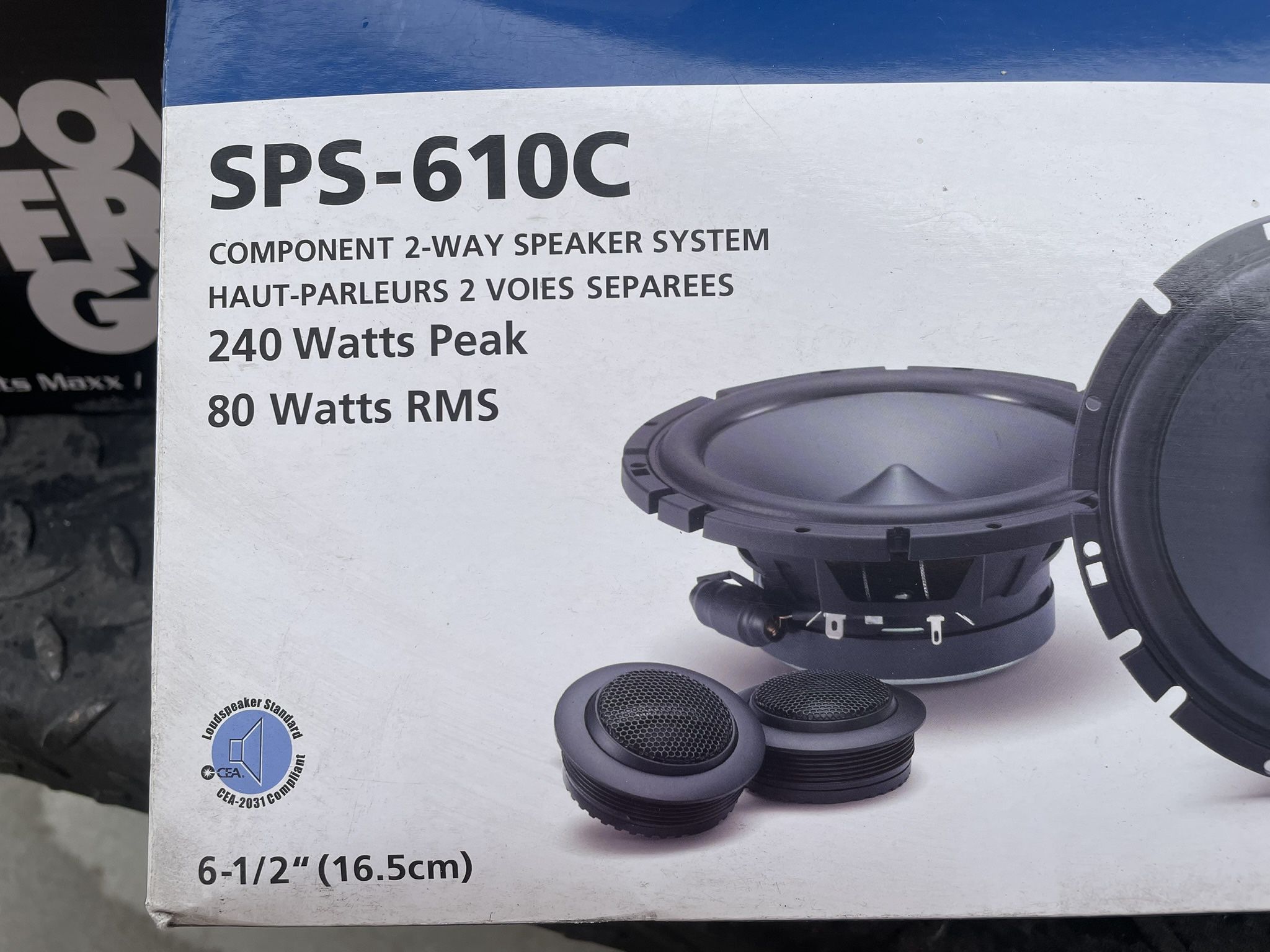 ALPINE- SPS-610C 6.5” Component Speaker