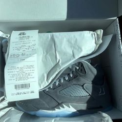 Jordan 5 Retro Wolf Grey ~ Brand New