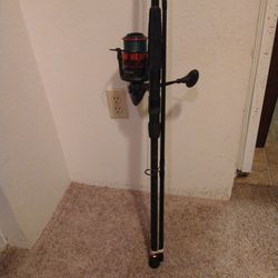 10 Foot Fishing Road End Spinind Reel Whith 60 Pound Test Line Ready To Go Fishing