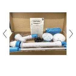 🚿Hurricane Spin Scrubber Complete Set As Seen On TV Cordless Rechargeable NIB