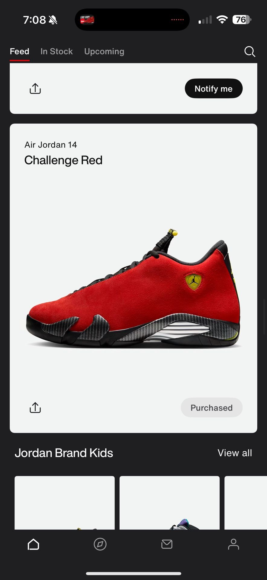 Jordan “Ferrari” 14 (size 11)