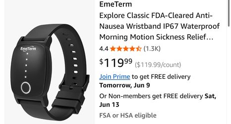 Anti-Nausea Wristband
