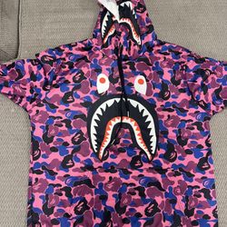 EUDOLAH Shark Hoodie Camouflage Print