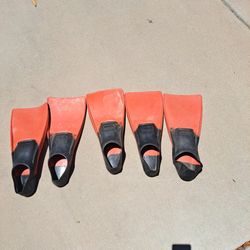 Swim Fins Bundle - 2.5 Pairs $35