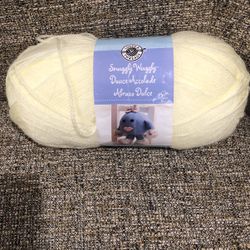Loops & Thread Snuggly Wuggly Yarn ~ Color #108945 Soft Yellow ~ 5 Oz One Skein