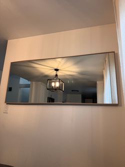 Large Rectangular Wall Mirror Thin light Frame