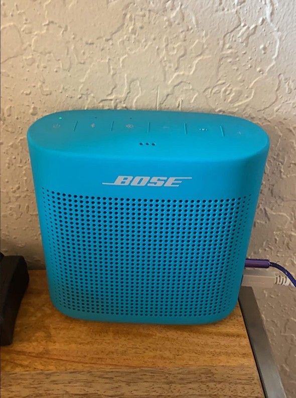 Bose SoundLink Bluetooth Speaker Aqua Blue Wireless Portable