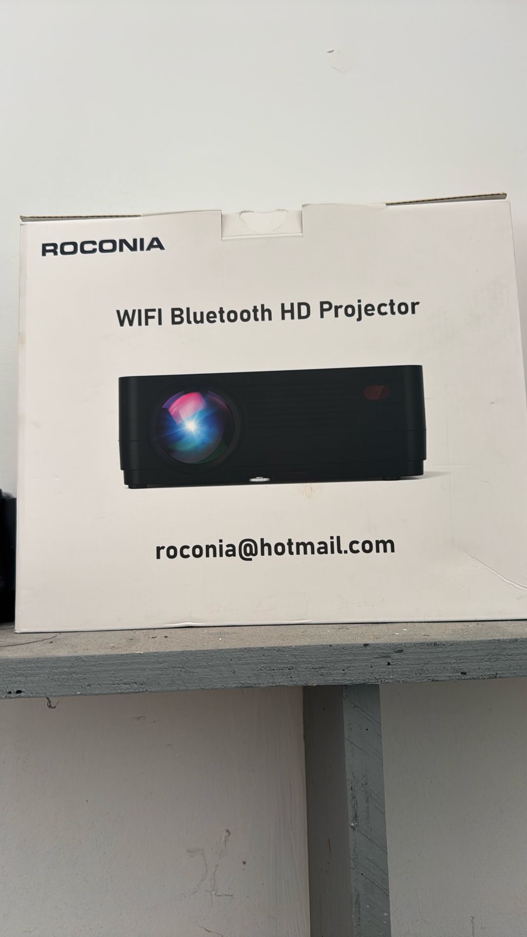 Projector With 108” Projector Screen