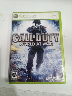 Cod world at war Xbox game