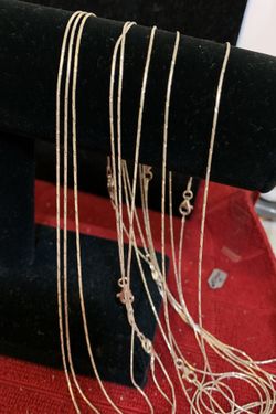 Beautiful silver chain $18 each