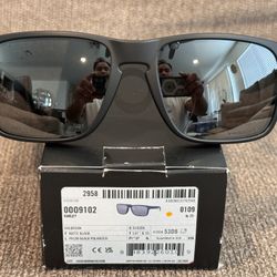 New Oakley Holbrook Matte Black Prizm Black Polarized Sunglasses