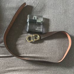 Ferragamo Belt And Cologne 