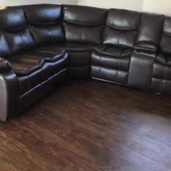 Furniture, living room, leather