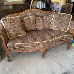 Ethan Allen French Provincial 74” Evette Settee