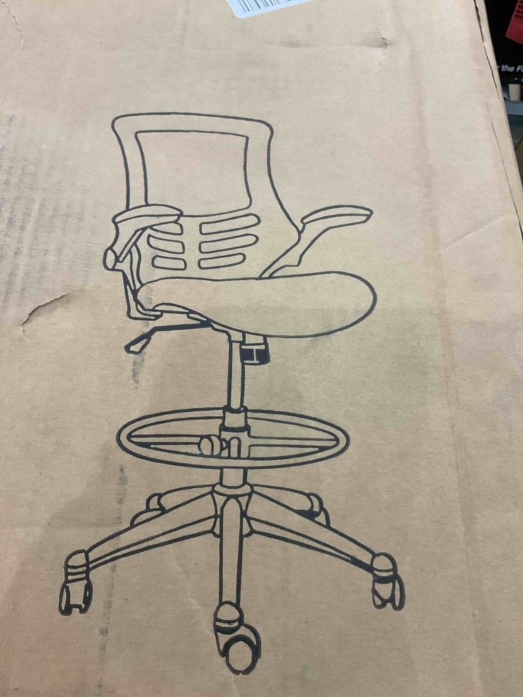 Mid-Back Desk Chair - black LeatherSoft Executive Swivel Office Chair - Swivel Arm Chair