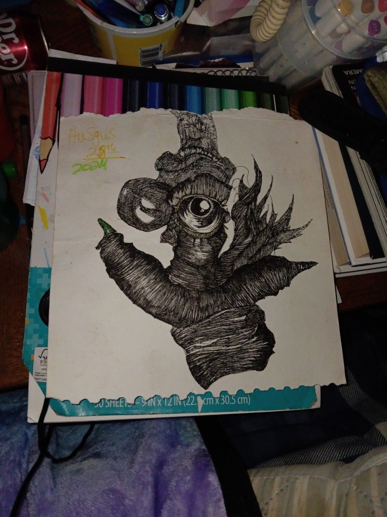 Black And White Sketch Medium