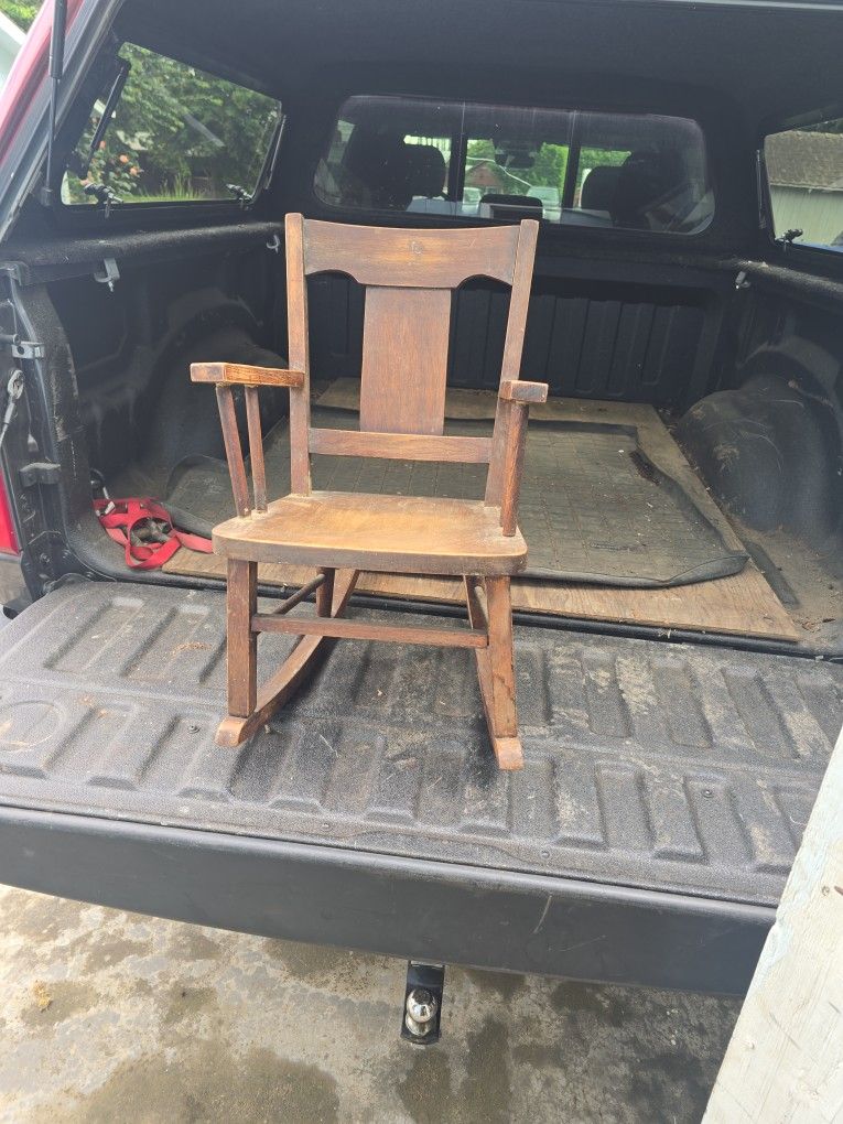 Vintage Child Rocker From The 50's