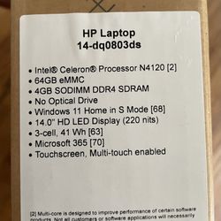 Laptop New Closed Box $250