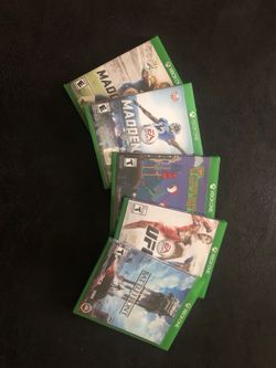 Xbox 1 games $6 Each