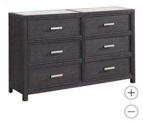 6 Drawer Dresser With Quartz Top