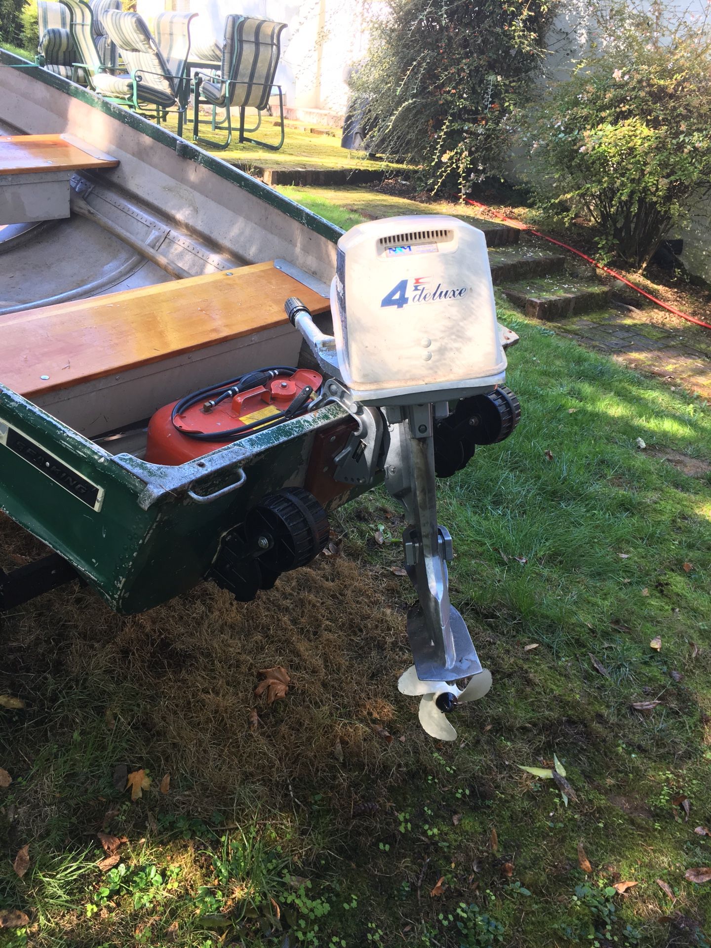 12’ Sea King Aluminum Boat! Trailer and Title! for Sale in Rivergrove ...