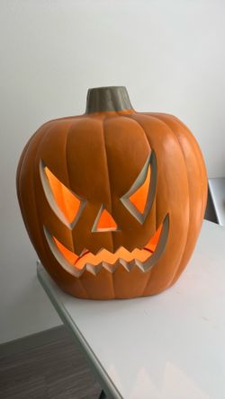 X-Large plug in light up Halloween pumpkin