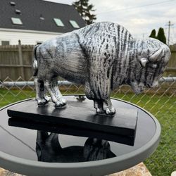 The Silver Buffalo Statue