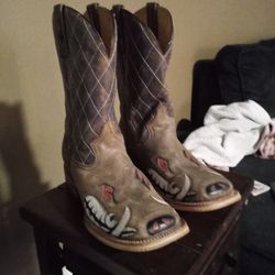 Tin Haul "Not Boaring" Cowboy Boots 