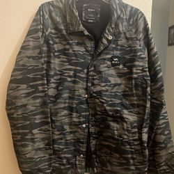 Nylon Wind Breaker Jacket RVCA Brand 