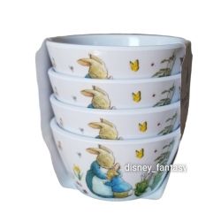 Beatrix Potter 2024 Peter Rabbit Melamine Mini Dessert Bowl Set 4 Spring