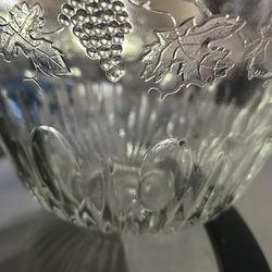 Crystal punch bowl