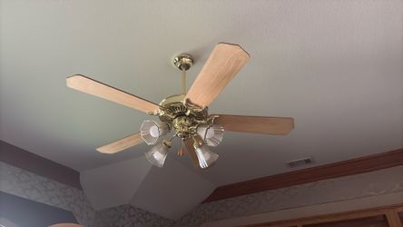 Original brass fan