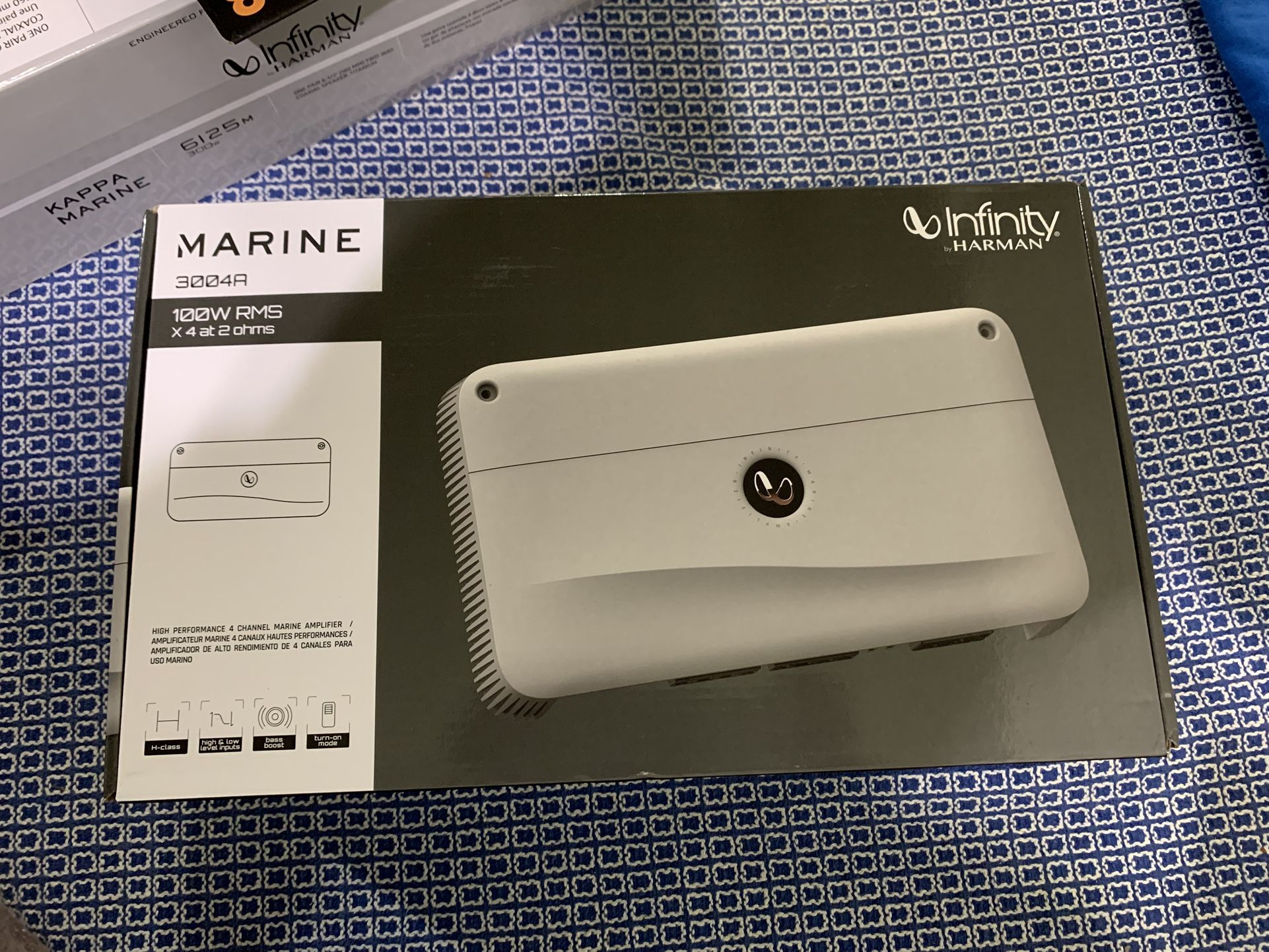 New Infinity MARINEM3004A Marine 4-Channel Amplifier $200 Each