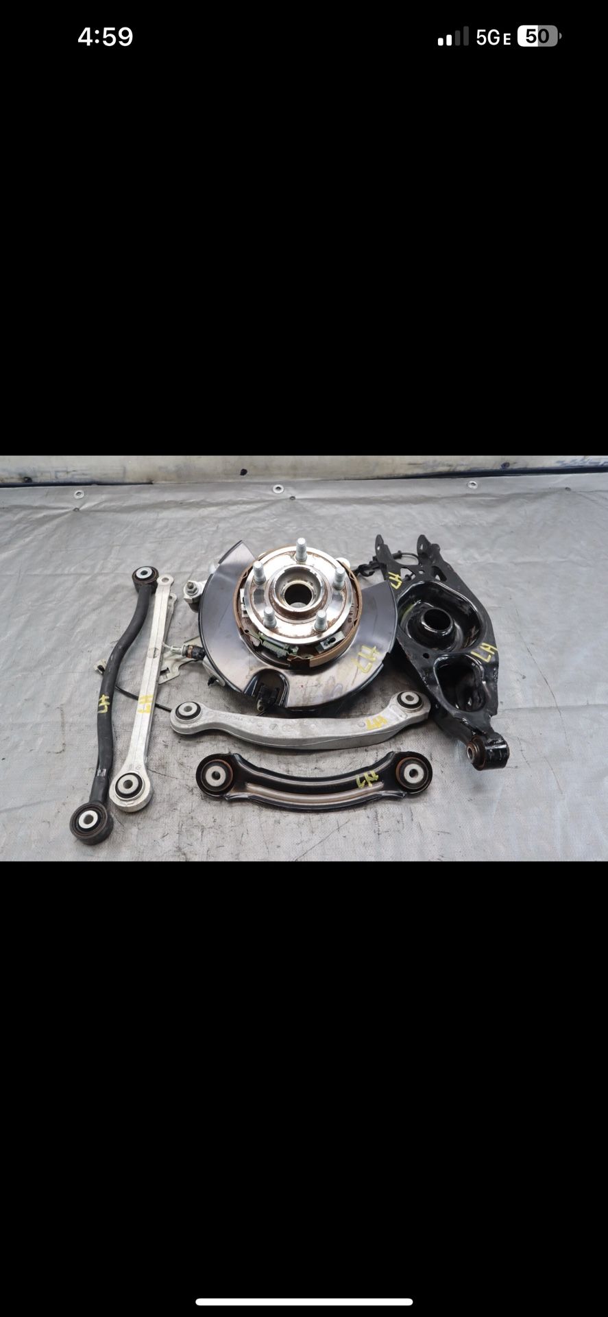 21 22 23 DODGE CHALLENGER HELLCAT 6.2L OEM LH DRIVER REAR SPINDLE CONTROL ARMS