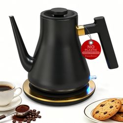 FuseBrew Gooseneck Electric Kettle - 0.8L Matte Black