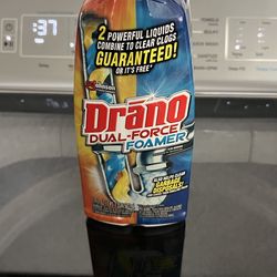 Drano dual force foamer 17 oz each $5