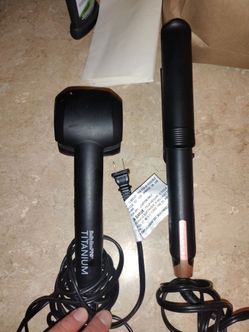 Baby bliss pro titanium and Remington flatiron straightener