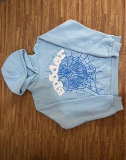 Light blue spider hoodie