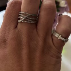 925 Diamond Ring Size 7