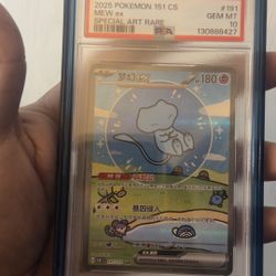 Chinese Bubble Mew Psa10
