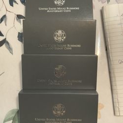 1989 2 coin CONGRESSIONAL anniversary sets