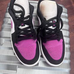 Jordan 1 Low Black Cactus Flower (Women's)