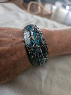 Glass cuff Bracelet